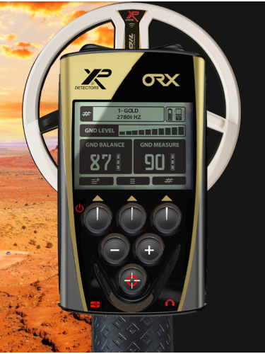 XP Metal Detectors ORX Detector - Specialized in Gold Hunting - with HF Elliptical Coil (9.5x5'') up to 80kHz, Remote Control and S-Telescopic Lite St XP ORX Gold Prospecting Metal Detector