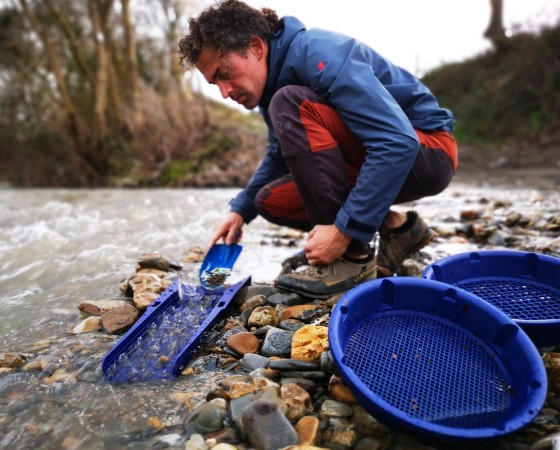 gold panning ramp