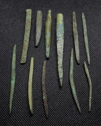 Bronze age Awls which were used for scribing onto surfaces such as wood, bone and metal
