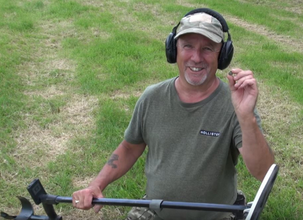 Paul out with his XP Deus testing the Pitch 101 program